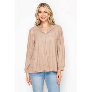 NEW JOH women's adam top in khaki